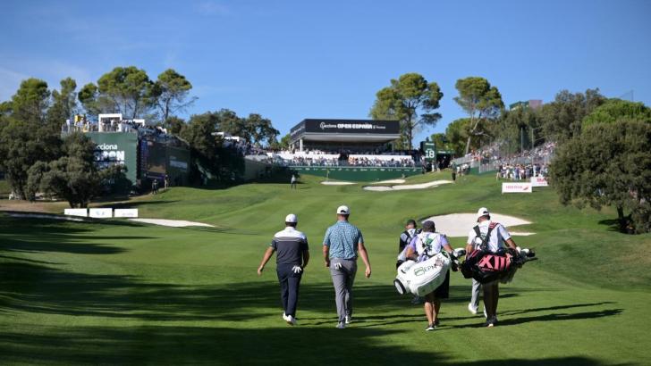 Golfers jon Rahm and Patrick Reed 
